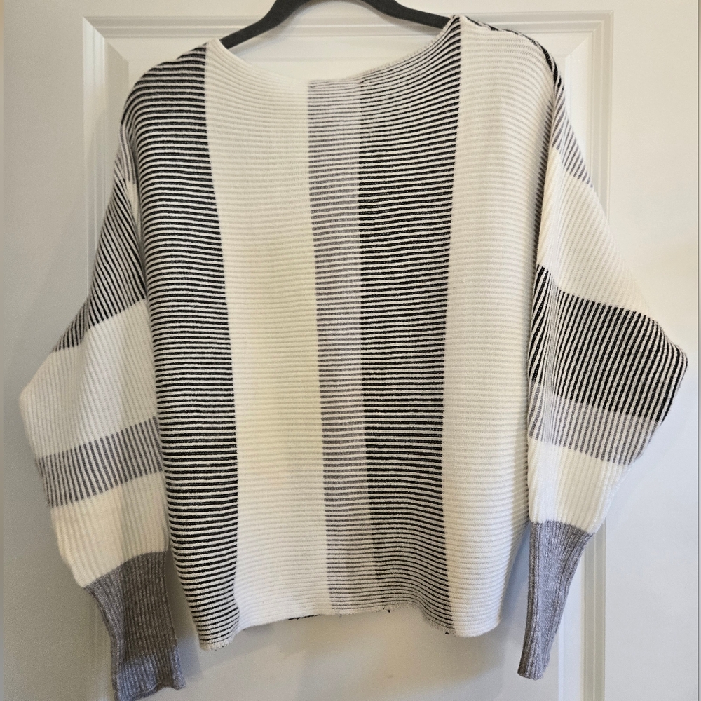 Striped Black and White Sweater